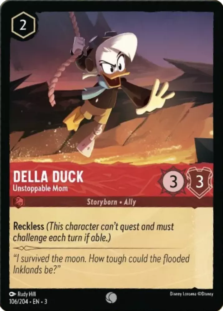 Della Duck - Unstoppable Mom [3INK-106] (Into the Inklands) (Common)