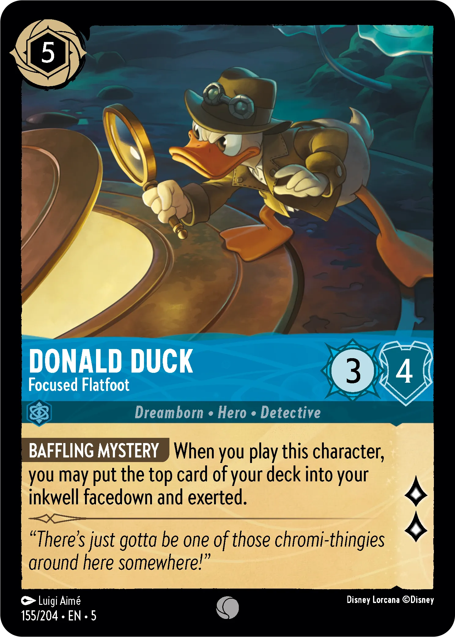 Donald Duck - Focused Flatfoot (SS-155)