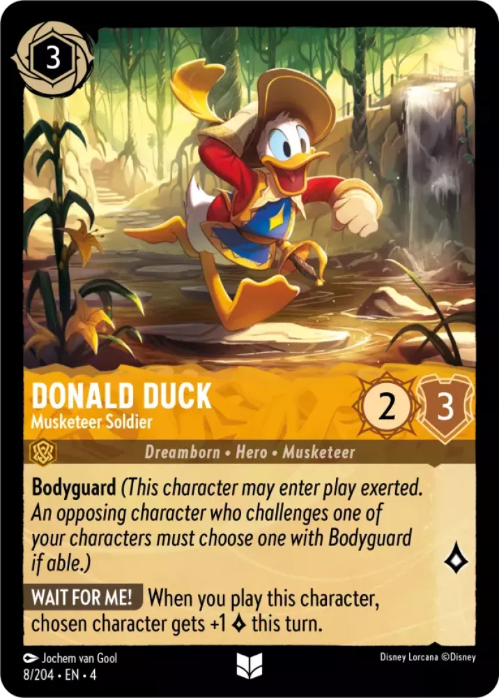 Donald Duck - Musketeer Soldier [4URS-8] (Ursula's Return) (Uncommon)