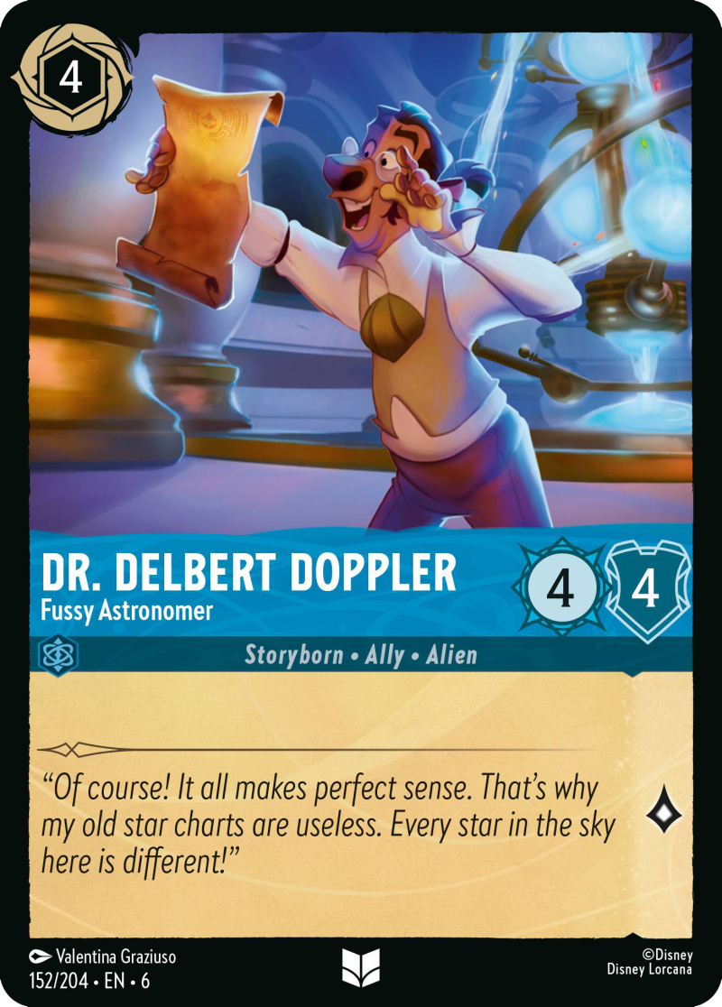 Dr. Delbert Doppler Fussy Astronomer (AZR-152)