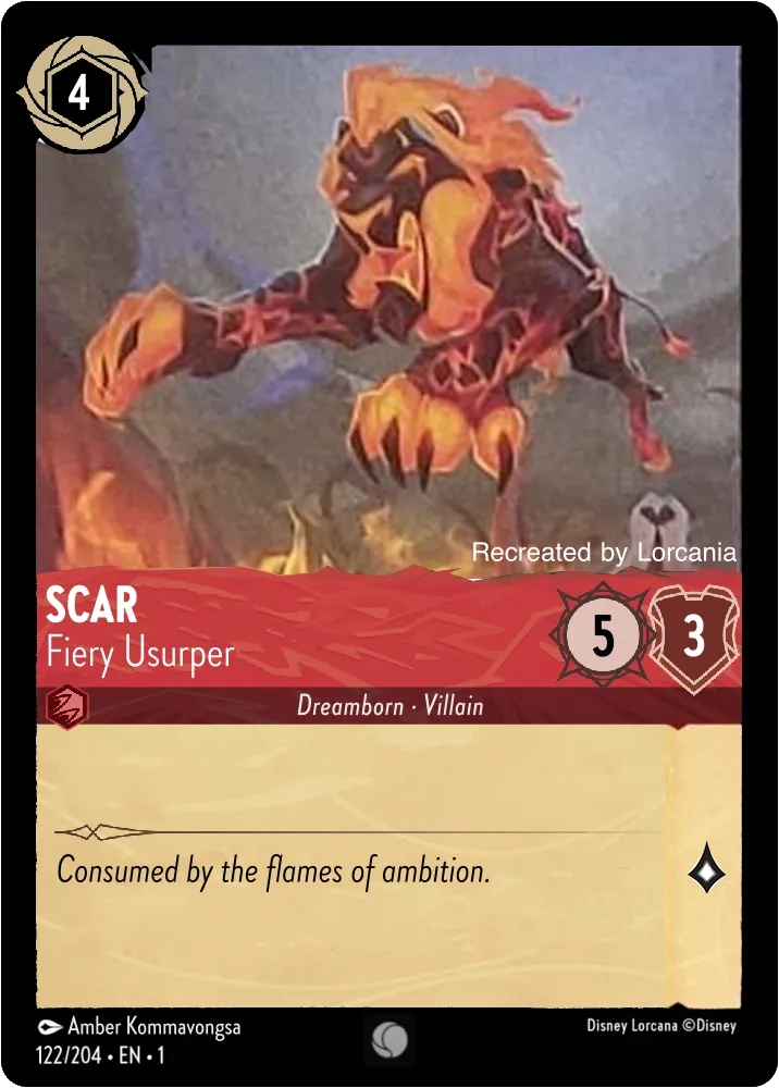 Scar - Fiery Usurper [1TFC-122] (The First Chapter) (Common)
