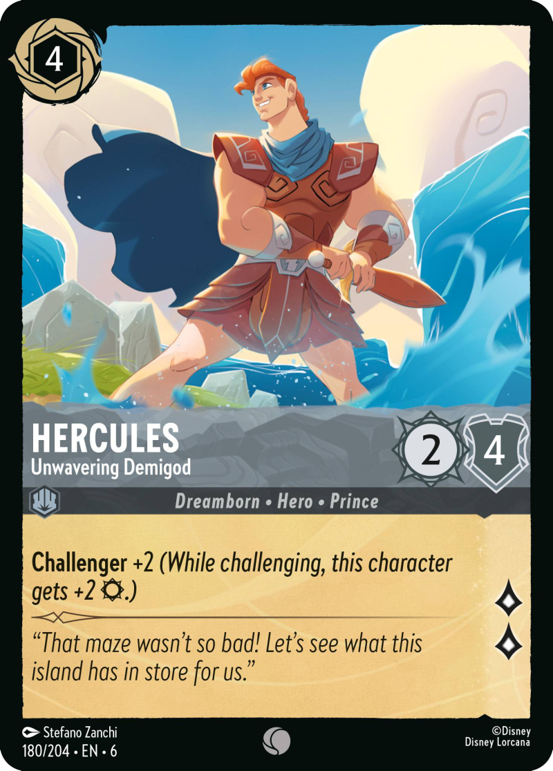 Hercules - Unwavering Demigod [6AZS-180] (Azurite Sea) (Common)
