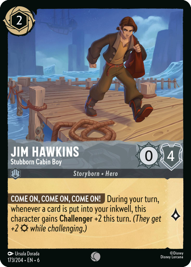 Jim Hawkins Stubborn Cabin Boy (AZR-173)