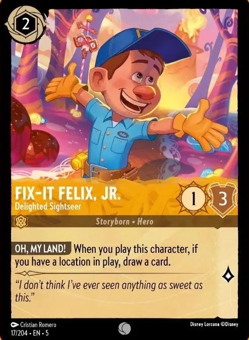 Fix-it Felix, Jr. - Delighted Sightseer (SS-17)