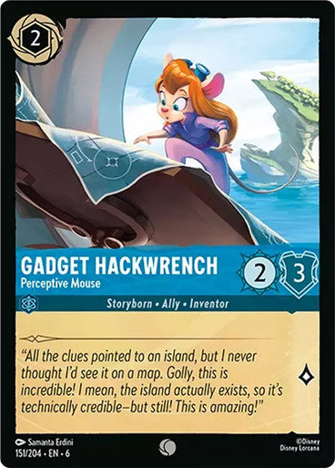 Gadget Hackwrench - Perceptive Mouse [6AZS-151] (Azurite Sea) (Common)