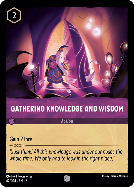 Gathering Knowledge And Wisdom (SS-62)