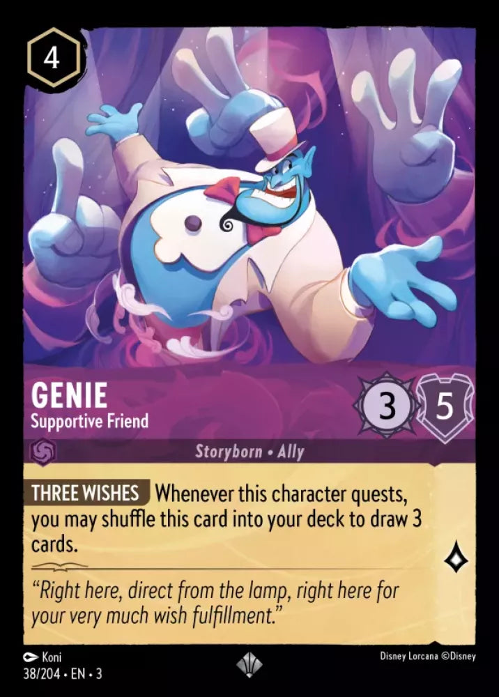 Genie - Supportive Friend [3INK-38] (Into the Inklands) (Super Rare)