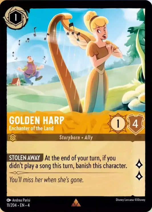 Golden Harp - Enchanter of the Land [4URS-11] (Ursula's Return) (Rare)