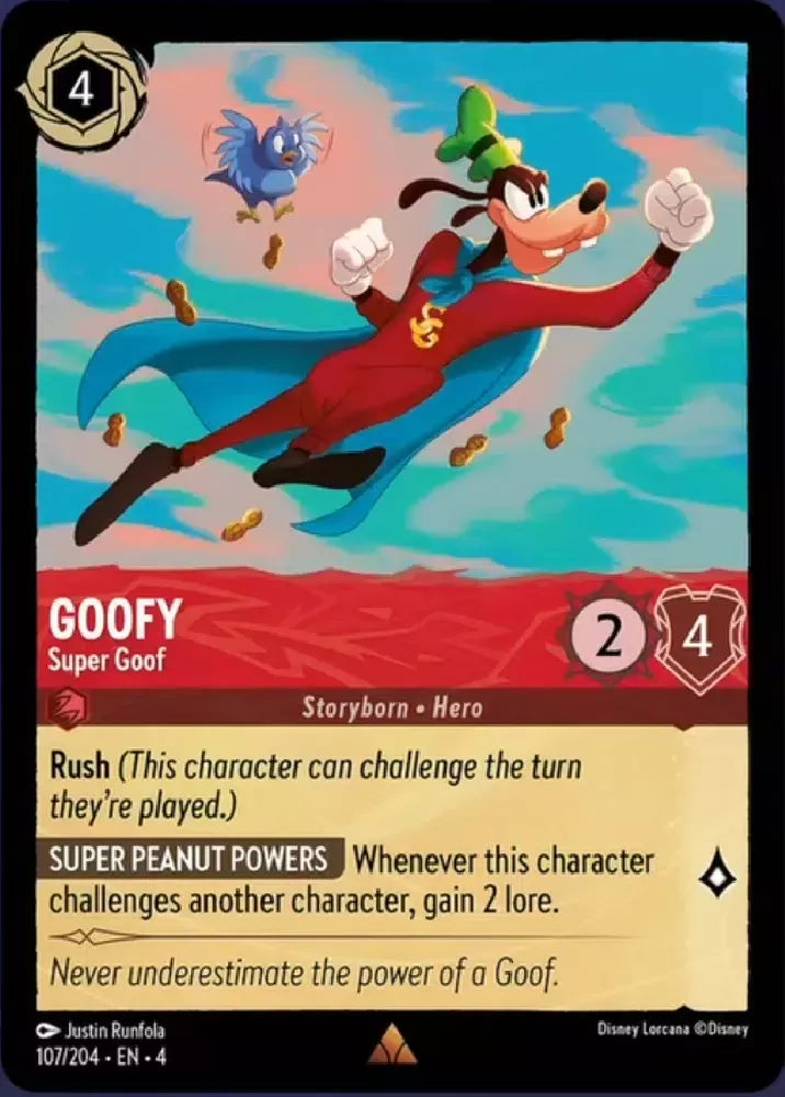 Goofy - Super Goof (V.1) [4URS-107] (Ursula's Return) (Rare)