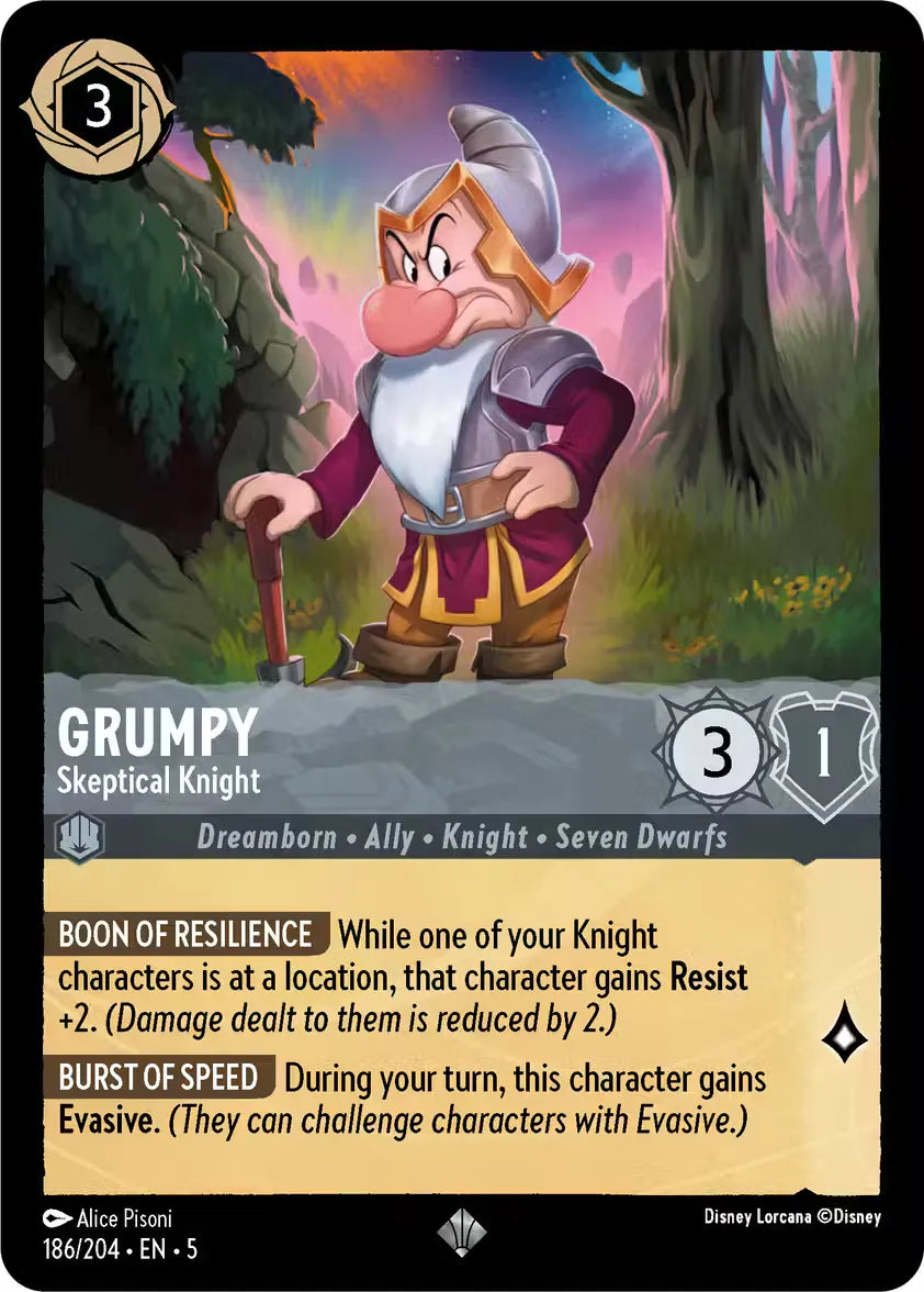 Grumpy - Skeptical Knight (SS-186)