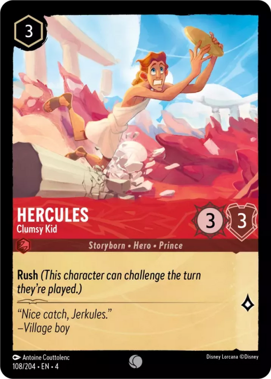 Hercules - Clumsy Kid [4URS-108] (Ursula's Return) (Common)