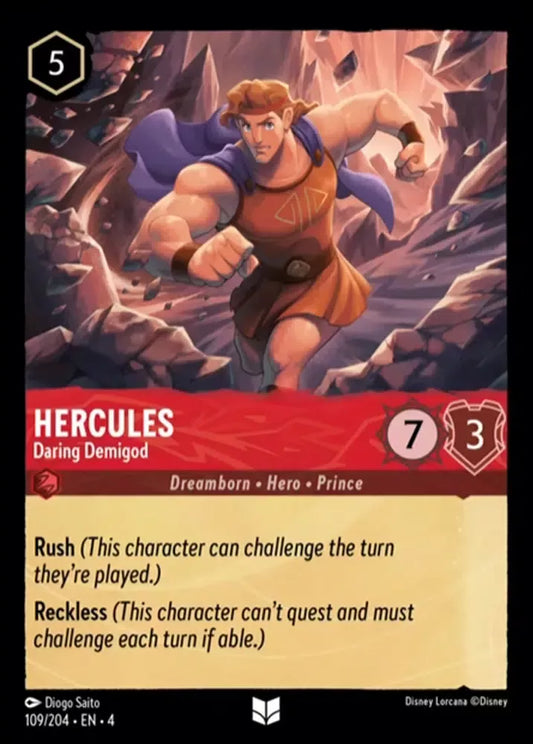 Hercules - Daring Demigod [4URS-109] (Ursula's Return) (Uncommon)