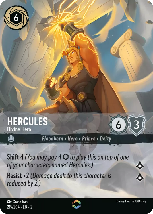 Hercules - Divine Hero (V.2) [2ROF-215] (Rise of the Floodborn) (Enchanted)
