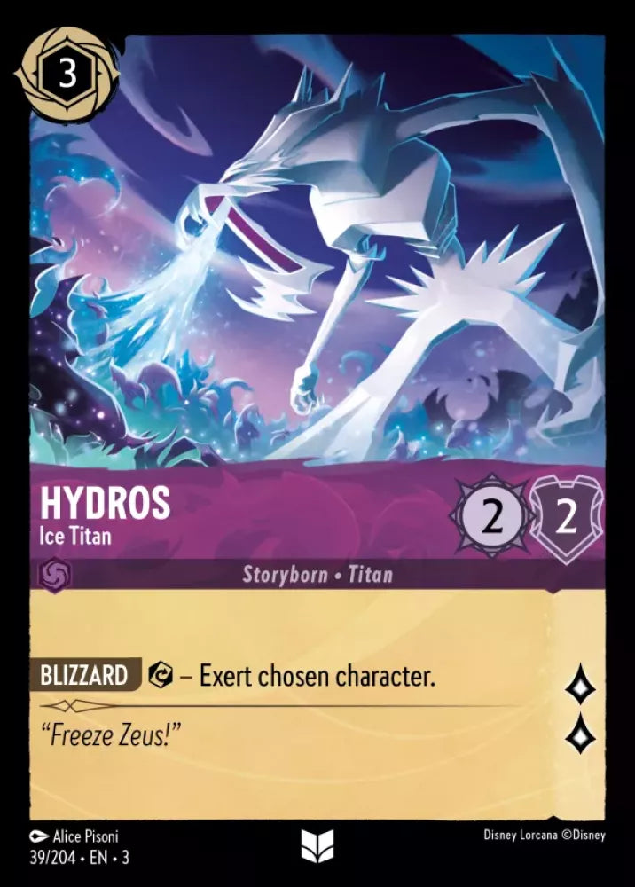 Hydros - Ice Titan [3INK-39] (Into the Inklands) (Uncommon)