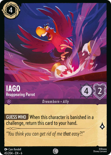 Iago - Reappearing Parrot [6AZS-45] (Azurite Sea) (Common)
