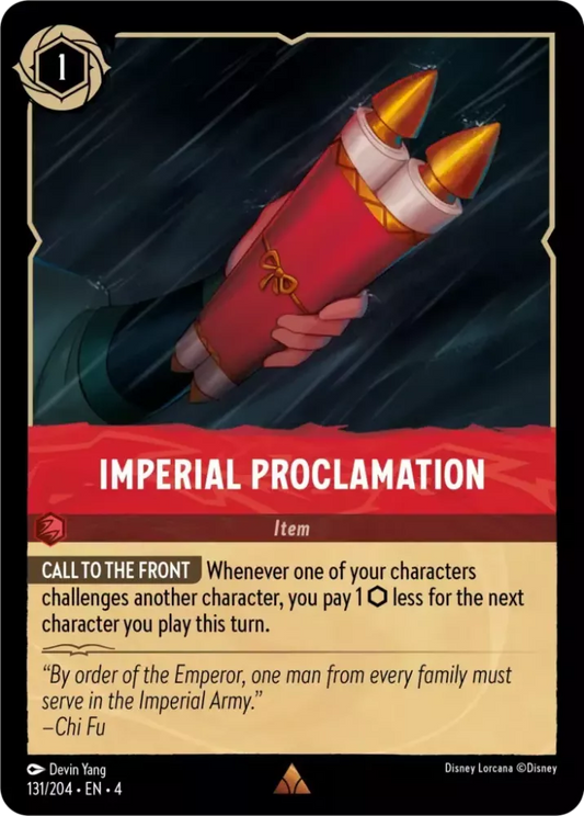 Imperial Proclamation [4URS-131] (Ursula's Return) (Rare)