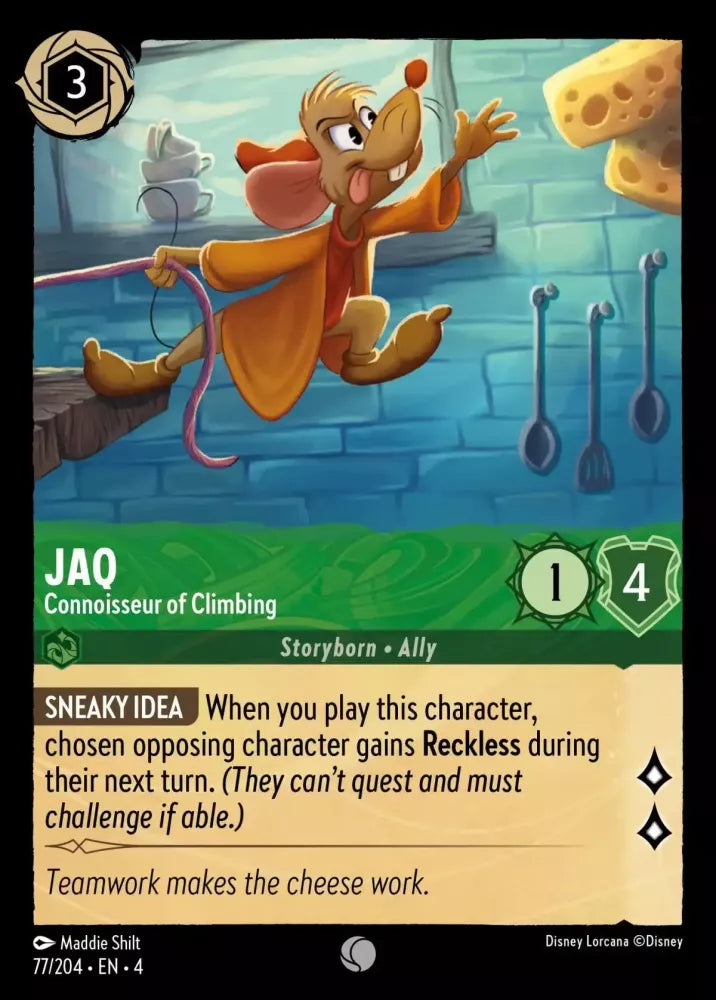 Jaq - Connoisseur of Climbing [4URS-77] (Ursula's Return) (Common)