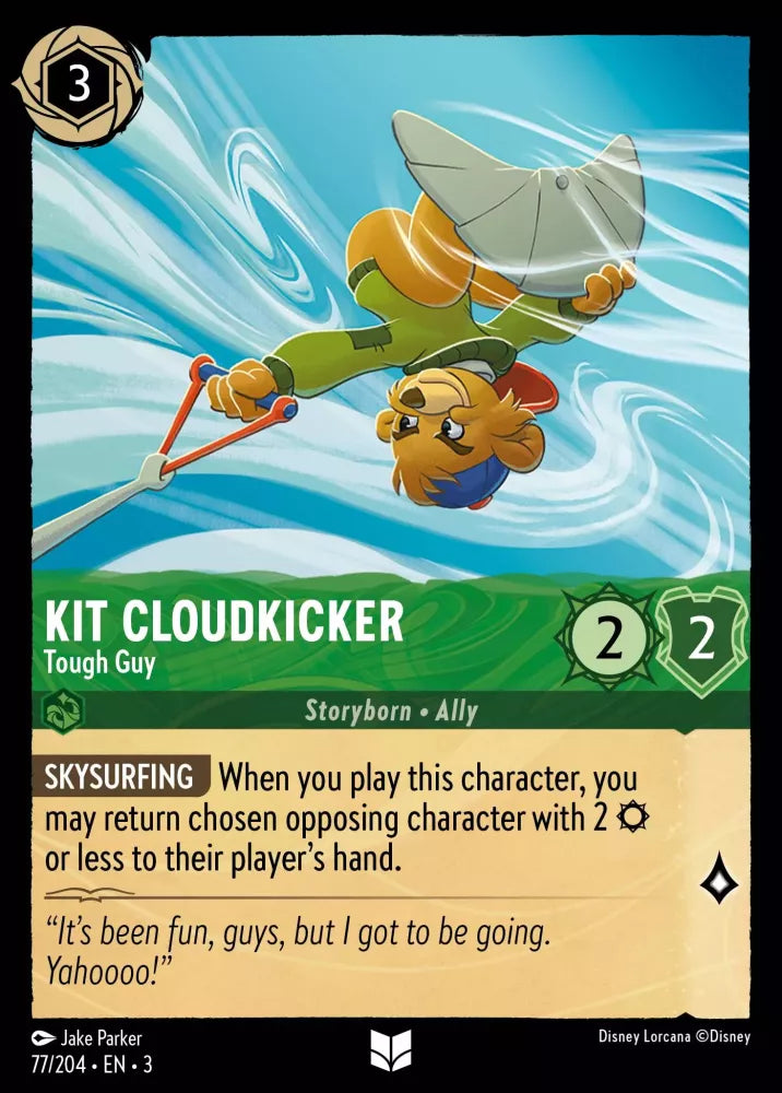 Kit Cloudkicker - Tough Guy [3INK-77] (Into the Inklands) (Uncommon)