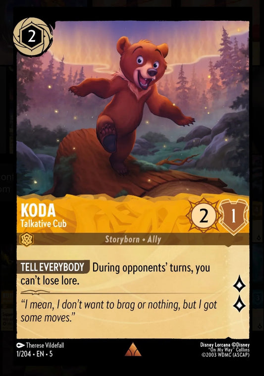 Koda - Talkative Cub (SS-1)