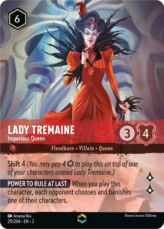 Lady Tremaine - Imperious Queen (V.2) [2ROF-211] (Rise of the Floodborn) (Enchanted)