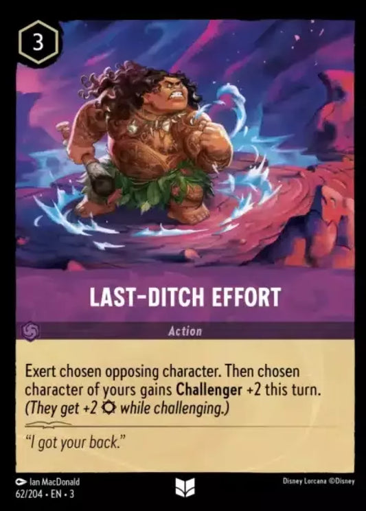Last-Ditch Effort [3INK-62] (Into the Inklands) (Uncommon)