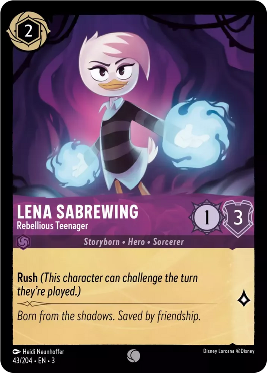 Lena Sabrewing - Rebellious Teenager [3INK-43] (Into the Inklands) (Common)