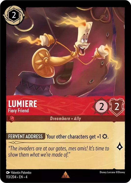 Lumiere - Fiery Friend [4URS-113] (Ursula's Return) (Rare)