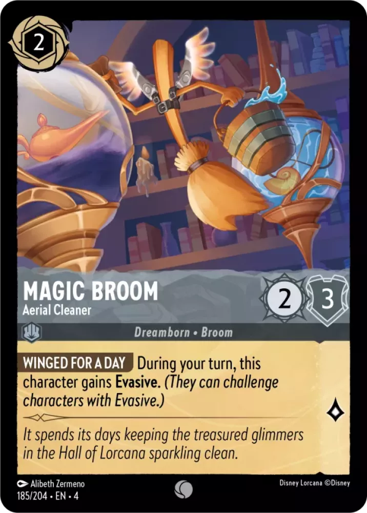 Magic Broom - Aerial Cleaner [4URS-185] (Ursula's Return) (Common)
