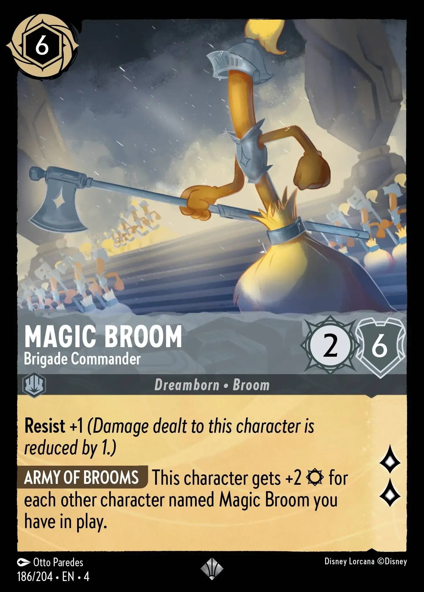 Magic Broom - Brigade Commander [4URS-186] (Ursula's Return) (Super Rare)