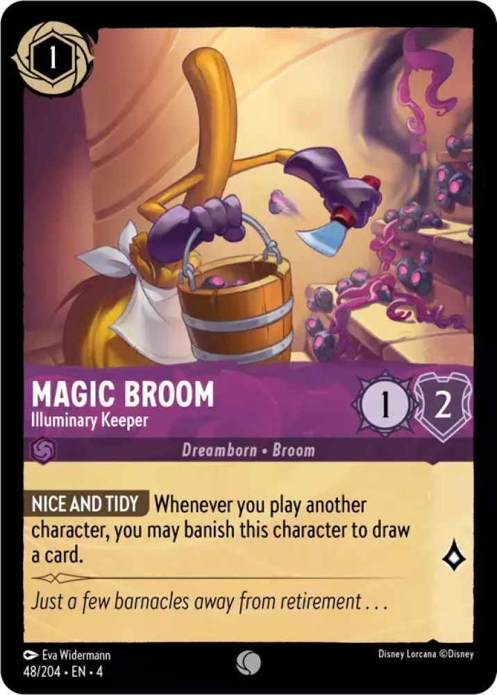 Magic Broom - Illuminary Keeper [4URS-48] (Ursula's Return) (Common)