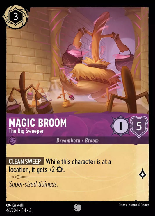 Magic Broom - The Big Sweeper [3INK-46] (Into the Inklands) (Common)