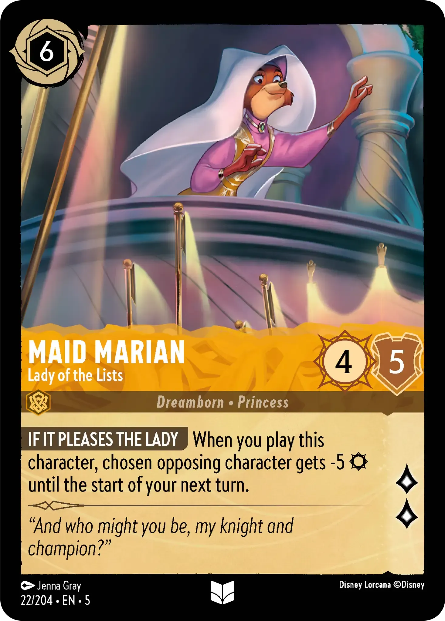 Maid Marian - Lady of the Lists (SS-22)