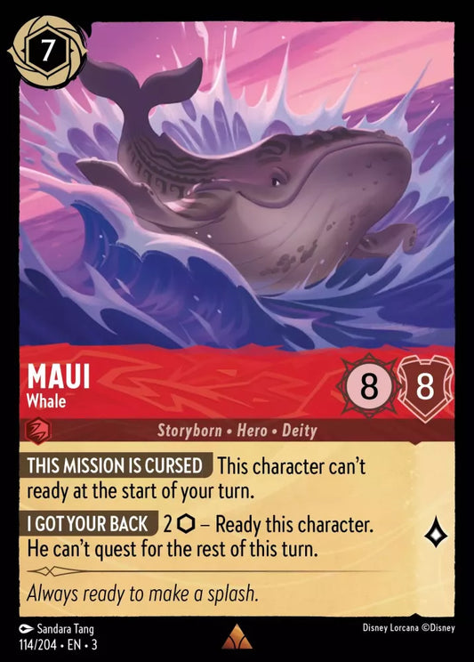 Maui - Whale [3INK-114] (Into the Inklands) (Rare)