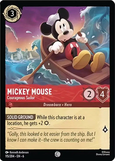 Mickey Mouse Courageous Sailor (AZR 115)