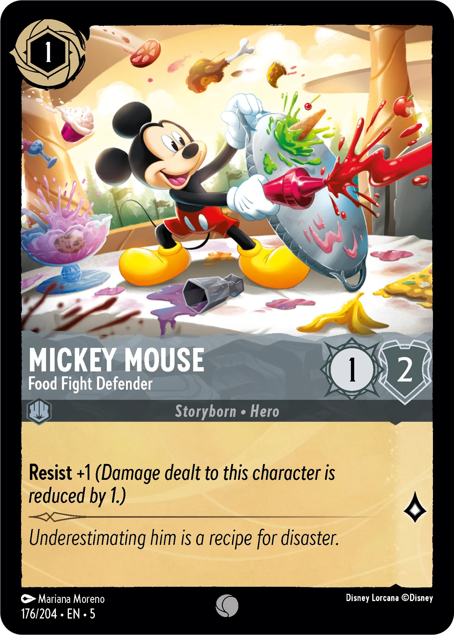 Mickey Mouse - Food Fight Defender (SS-176)