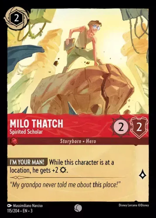 Milo Thatch - Spirited Scholar [3INK-115] (Into the Inklands) (Common)
