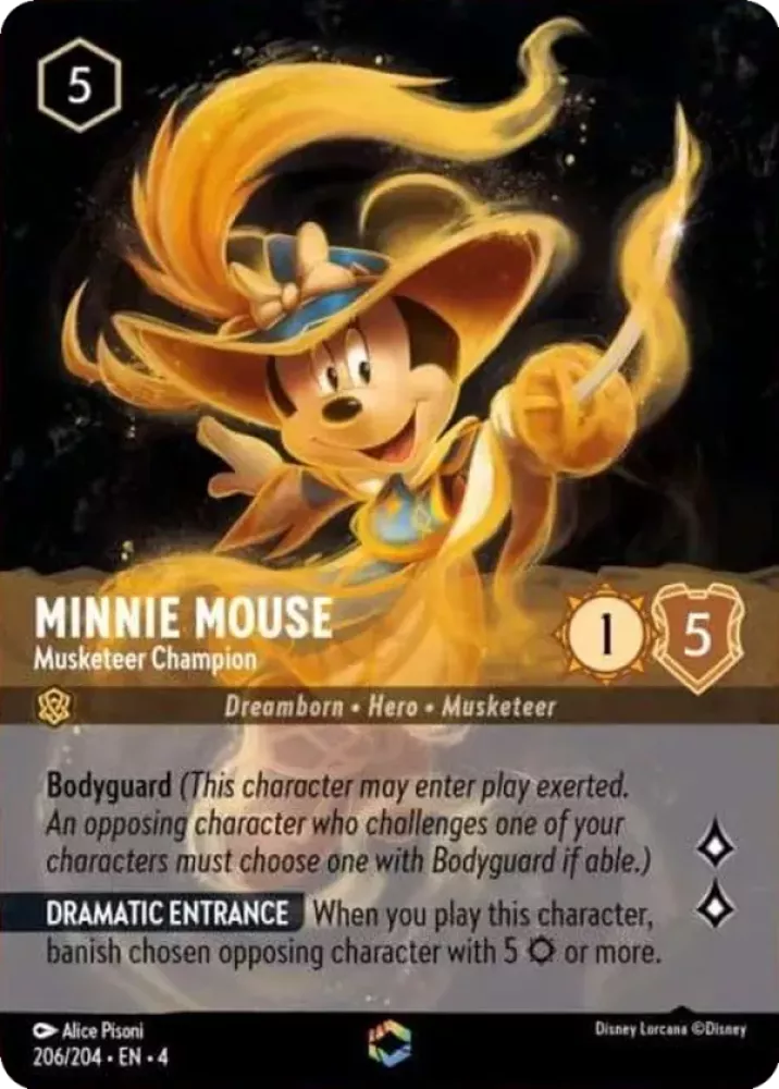 Minnie Mouse - Musketeer Champion (V.2) [4URS-206] (Ursula's Return) (Enchanted)