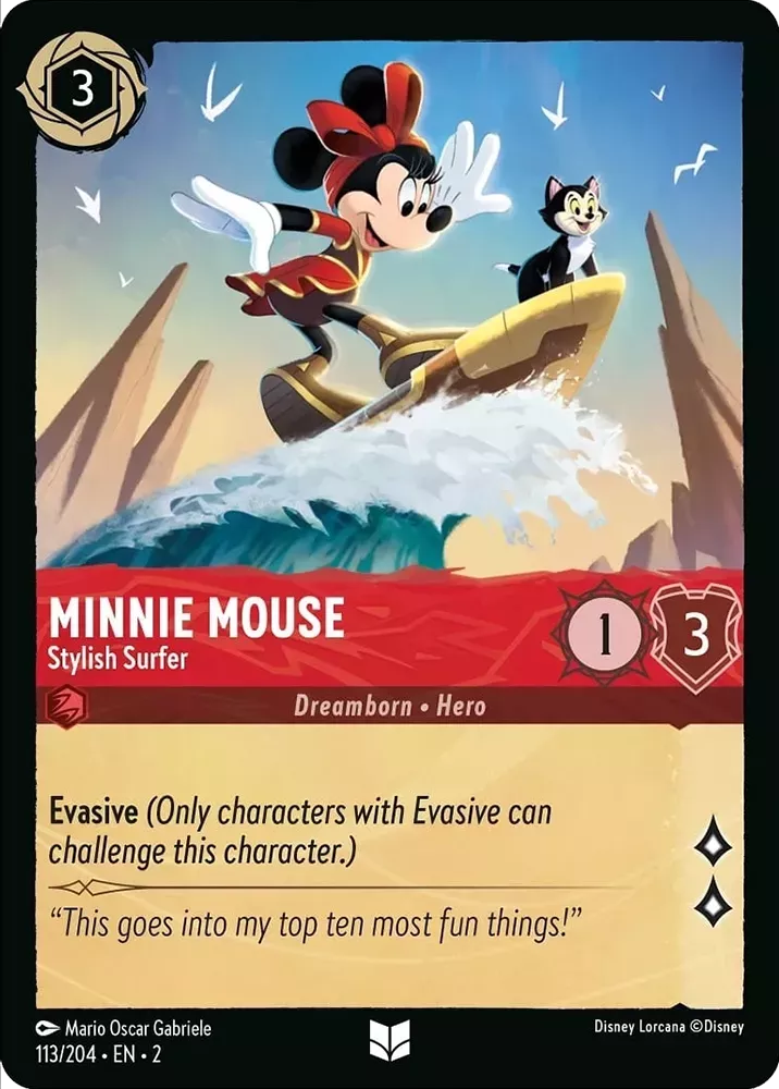 Minnie Mouse - Stylish Surfer [2ROF-113] (Rise of the Floodborn) (Uncommon)
