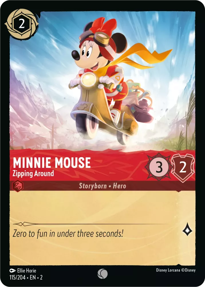 Minnie Mouse - Zipping Around [2ROF-115] (Rise of the Floodborn) (Common)