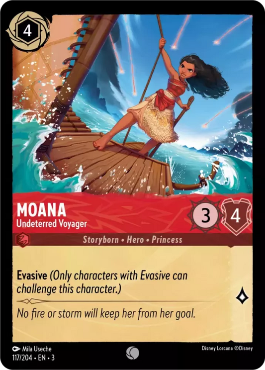 Moana - Undeterred Voyager [3INK-117] (Into the Inklands) (Common)