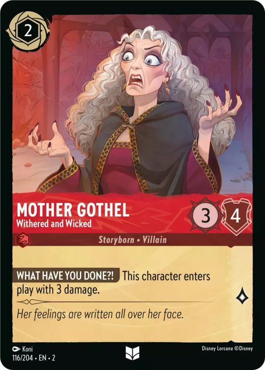 Mother Gothel - Withered and Wicked [2ROF-116] (Rise of the Floodborn) (Uncommon)