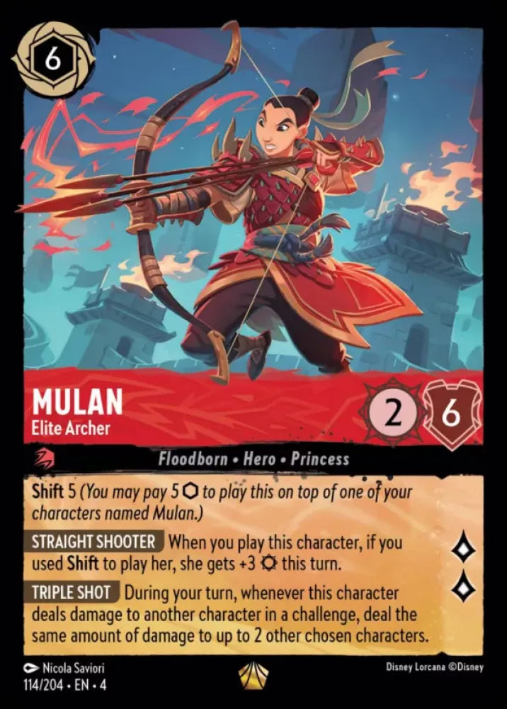 Mulan - Elite Archer (V.1) [4URS-114] (Ursula's Return) (Legendary)