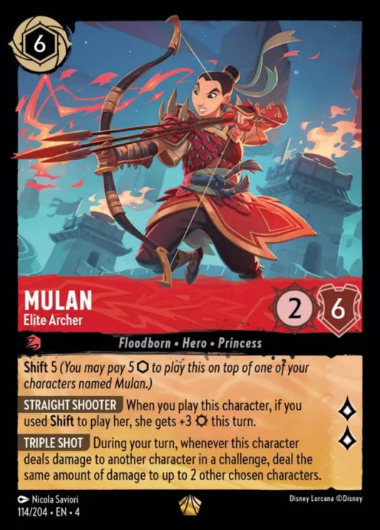 Mulan - Elite Archer (V.1) [4URS-114] (Ursula's Return) (Legendary)