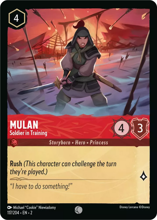 Mulan - Soldier in Training [2ROF-117] (Rise of the Floodborn) (Common)
