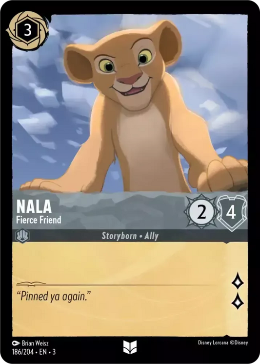 Nala - Fierce Friend [3INK-186] (Into the Inklands) (Uncommon)