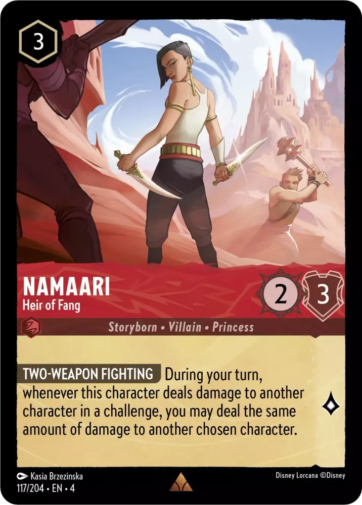 Namaari - Heir of Fang [4URS-117] (Ursula's Return) (Rare)