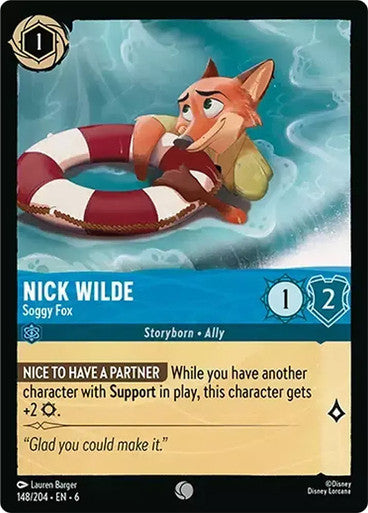 Nick Wilde Soggy Fox (AZR-148)