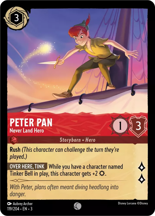 Peter Pan - Never Land Hero [3INK-119] (Into the Inklands) (Common)