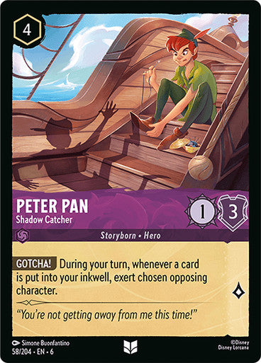 Peter Pan - Shadow Catcher [6AZS-58] (Azurite Sea) (Uncommon)