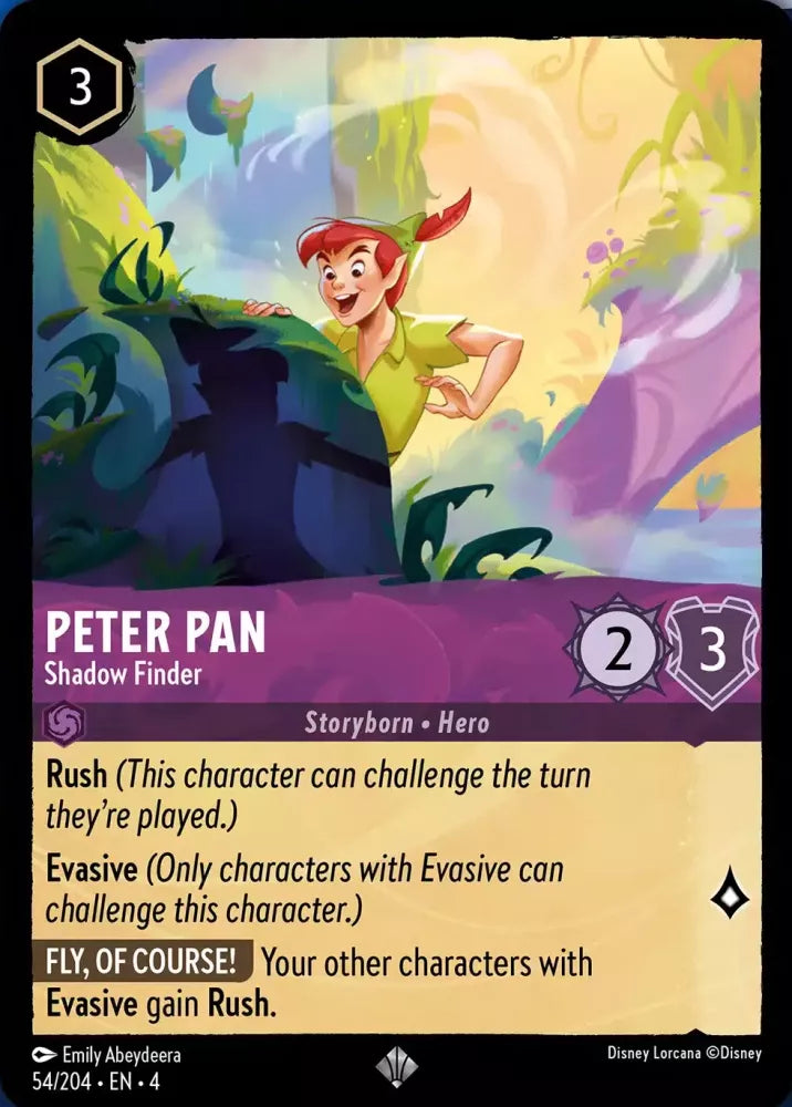 Peter Pan - Shadow Finder [4URS-54] (Ursula's Return) (Super Rare)